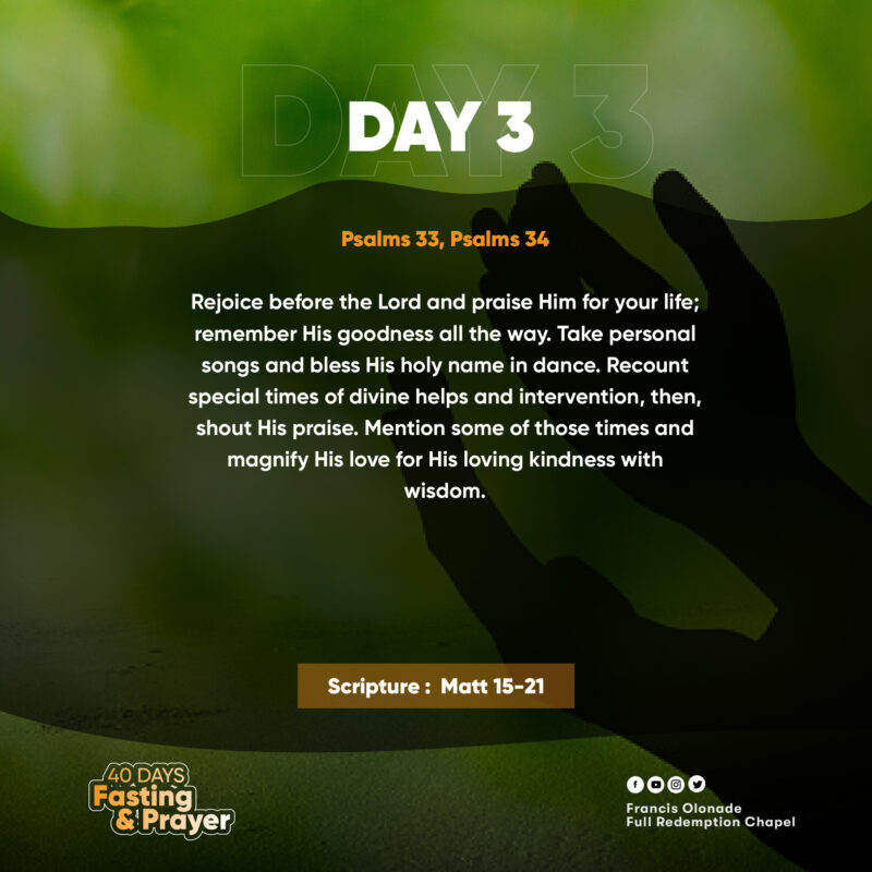 2023 Fasting & Prayers - Day 3 - JILFI