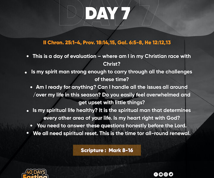 2023 Fasting & Prayers – Day 7 – JILFI